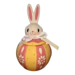 Johanna Parker Carnival Cottage Bunny Canister
